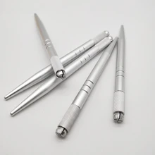 5 шт./партия Профессиональная ручная Татуировка ручка для постоянного макияжа Mircoblading бровь, карандаш для глаз, губы ручное устройство