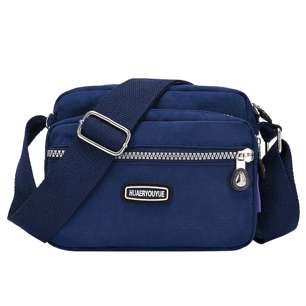 Luxury Shoulder Bag Female Women Nylon Shoulder Bag Waterproof Elegant Daily Shopping Handbag сумка женская#619P - Цвет: Dark Blue