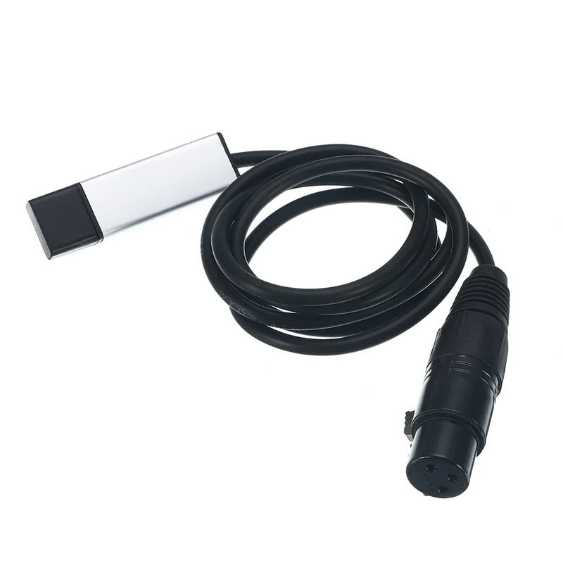USB для DMX интерфейс кабель адаптера см 110 см длина свет этапа PC DMX512 контроллер диммер DMX преобразования сигнала