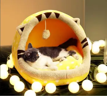 

Cartoon Dog Beds For Small Dogs Cat Kitty Bed House Puppy Mini Pet Dog Bed Chihuahua Teddy Mat Cat Kennel Washable