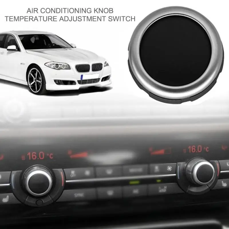 

VODOOL Car Auto Air Conditioning Knob A/C Conditioner Temperature Adjustment Switch Replacement Button For BMW F10 F07 F02520