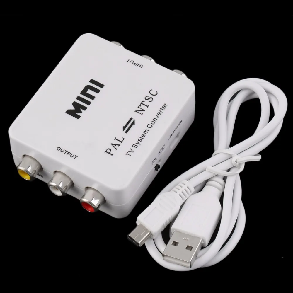 

PAL NTSC SECAM To NTSC PAL TV Video System Converter Switcher Adapter Male-Female Unshielded Application IN Multimedia