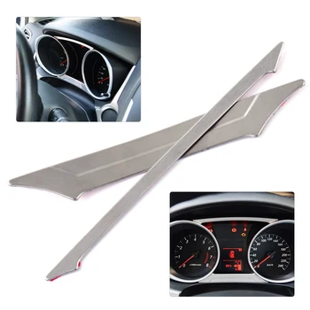 

beler Silver Stainless Steel Gauge Dashboard Cover Trim Panel Decoration fit for Mitsubishi Outlander Sport RVR ASX 2010-2016