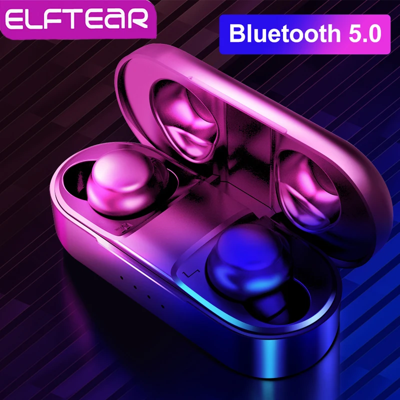 

ELFTEAR A5 Bluetooth Wireless Headphones Touch Control Handfree Bluetooth Earphones With 450 Mah Charging Box Headphone Earphone