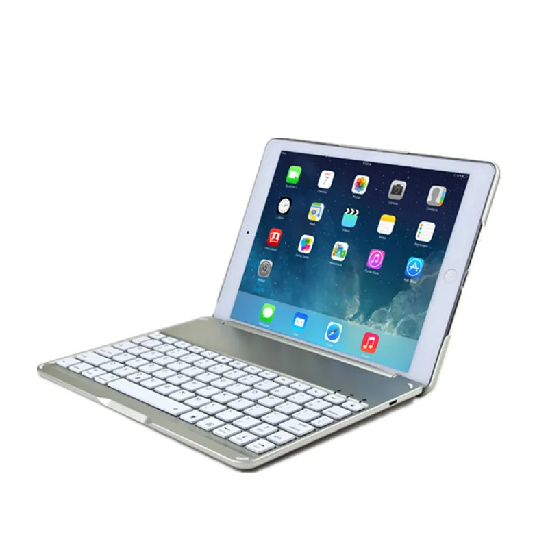 Ultra Thin Case for iPad 9.7'' 2017 Aluminum Bluetooth keyboard Case Smart Folio Cover Auto Sleep Tablet Case for iPad Air Coque Ultra Thin Case for iPad 9.7'' 2017 Aluminum Bluetooth keyboard Case Smart Folio Cover Auto Sleep Tablet Case for iPad Air Coque