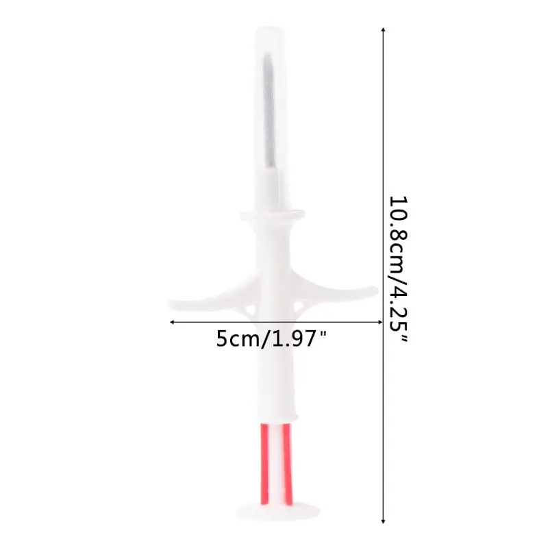 2 шт. ПЭТ ID микрочип шприц 2,12x12 мм ISO11784/5 FDX-B HDX животных тег инжектор IP67