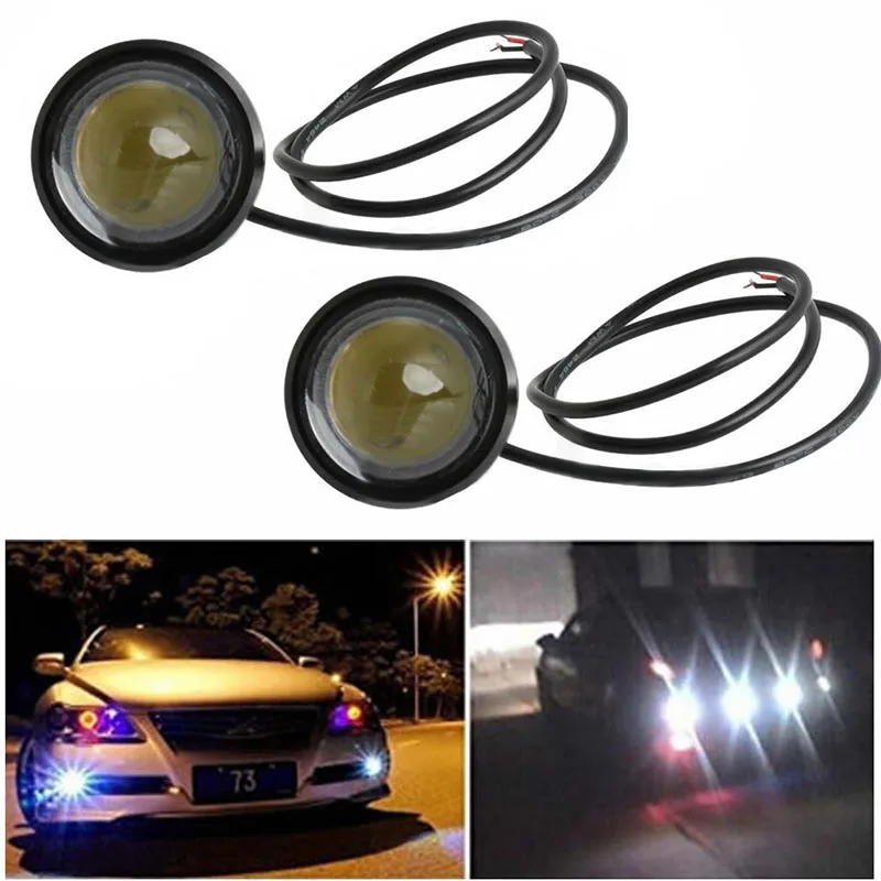 JX LCLYL 2 шт. 15 Вт светодиодный Eagle Eye Противотуманные фары дневные DRL Дневной