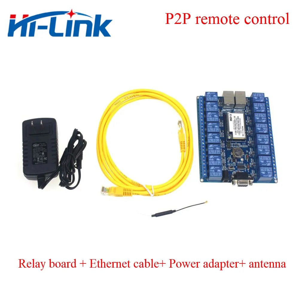 

Free shippping 16 Channel WIFI Relay Module Board HLK-SW16 Smart Remote Switch Control Android IOS system