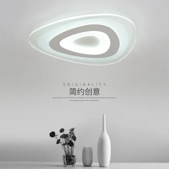 

Dimmable LED Ceiling Light Acrylic White Lamp Luminaire Luster For Kitchen Bedroom Home Deco Lamparas De Techo Colgante Moderna