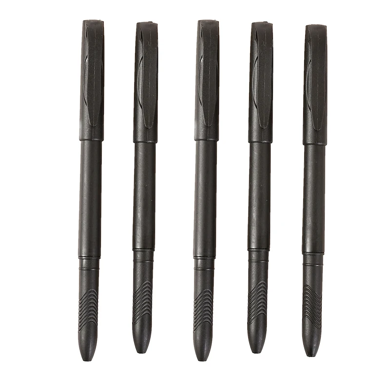 

Deli 5/10 PCS Pen Tube Shell Black Pen Case Universal Gel pen Ball Refill Replacement pen holder Office Student Supplies