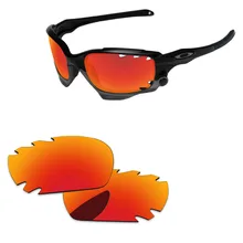 Поликарбонат-огненные красные зеркальные Сменные линзы для Jawbone Солнцезащитные очки с отверстиями рамка UVA и UVB Защита