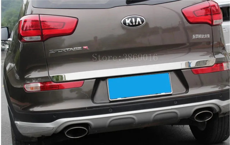 Задняя багажная дверь из нержавеющей стали отделка для KIA SPORTAGE R 2011 2012 2013 2014