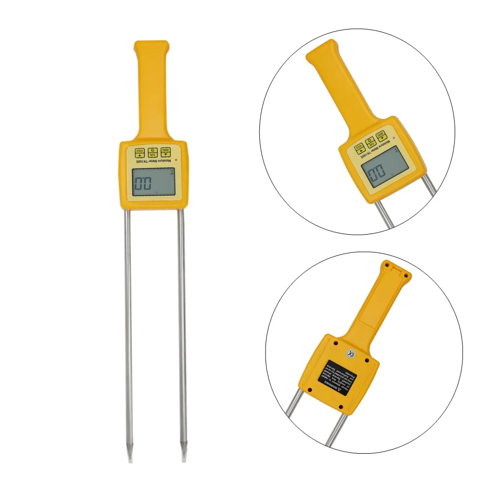 

by dhl/fedex 30pcs/lot 4 Digital LCD moisture content tester grain moisture meter wheat corn flour Moisture Tester 10%off