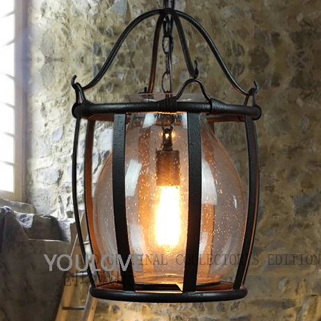 American Industrial Vintage Droplights Metal Pendant Lights Fixture Chateau Dining Room Restaurant Foyer Cafes Shop Pendant Lamp