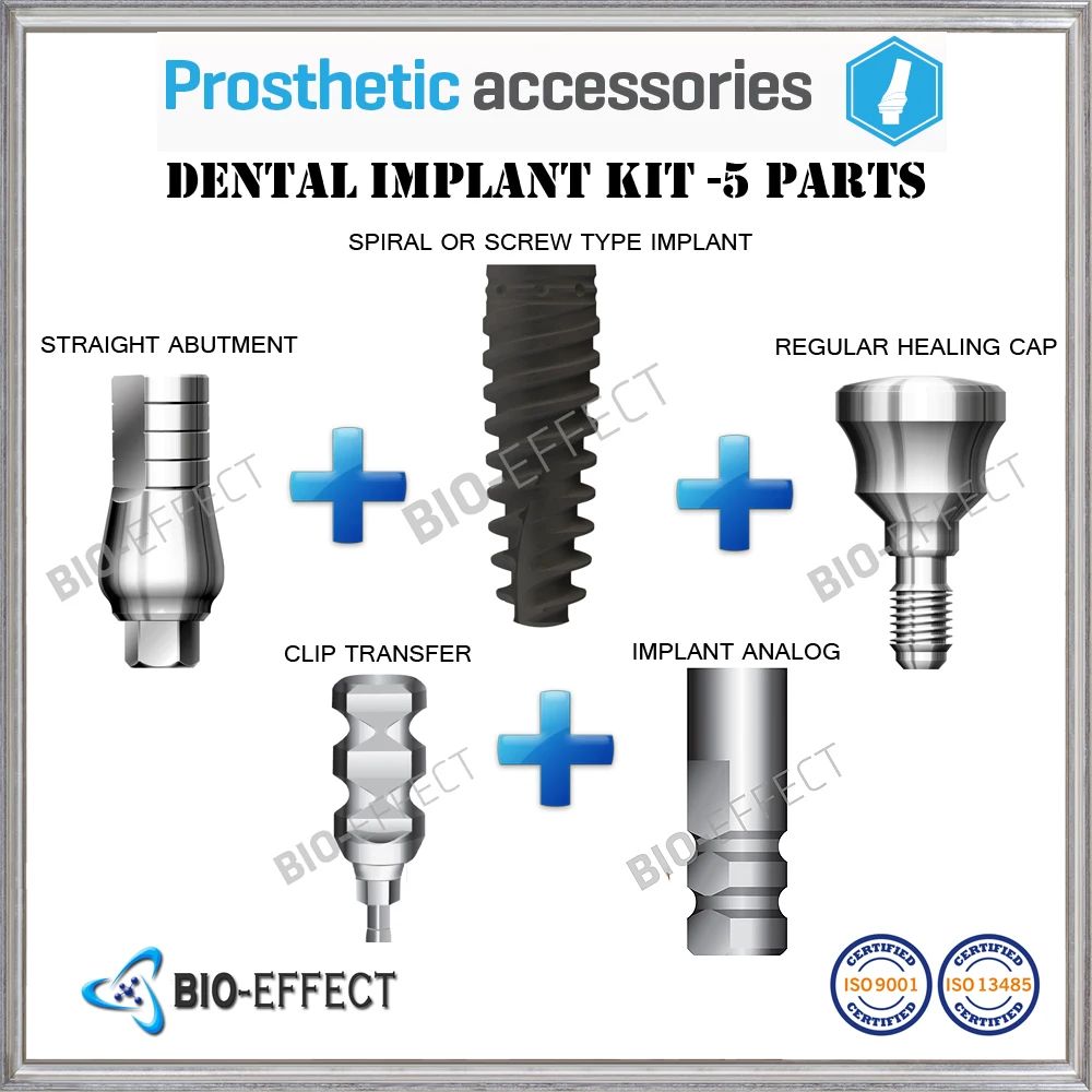 1X KIT d'implant dentaire en 5 parties = 1 Implant Inspire ou Phantom