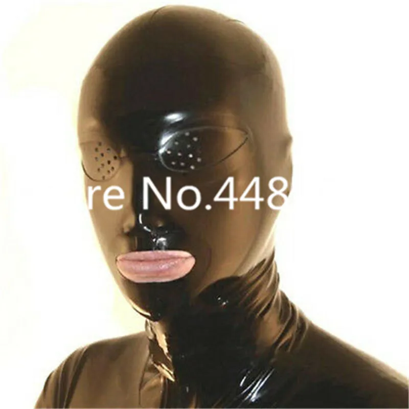 Латексная маска резиновый капюшон с отверстием для праздничной одежды комбинезон Uniqu унисекс Фетиш Косплей Маска сексуальная маска «Майкл Майерс» на заказ