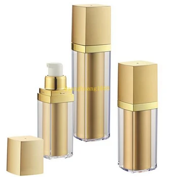 

15ML 30ML 50ML square double vacuum bottle PP emulsion bottle essence#544
