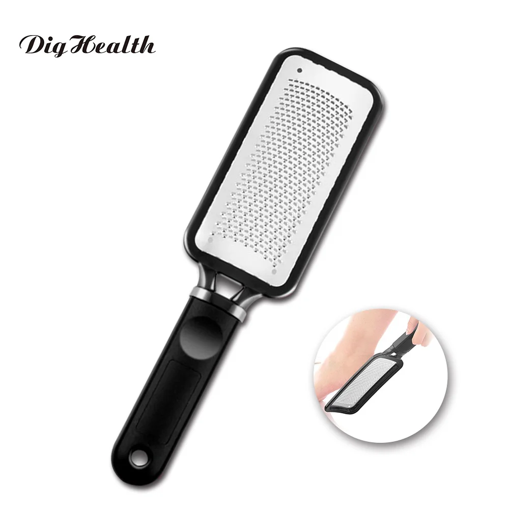 Foot File Hard Dead Skin Callus Remover Rasp Scraper Dead Skin Scrubber  Black