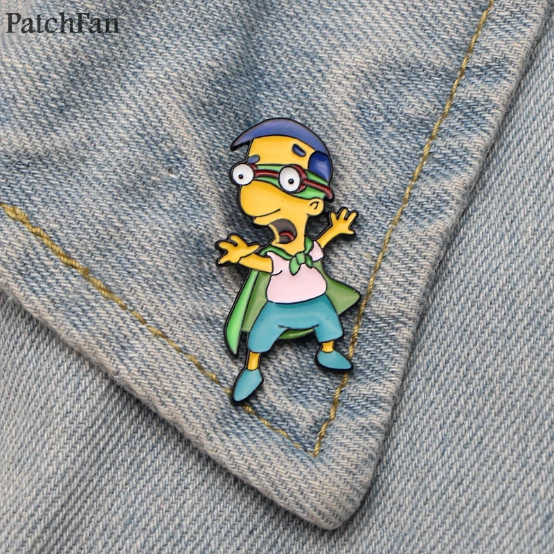 Patchfan классический мультфильм ча цинка Эмаль на булавке Мода медаль para рюкзак