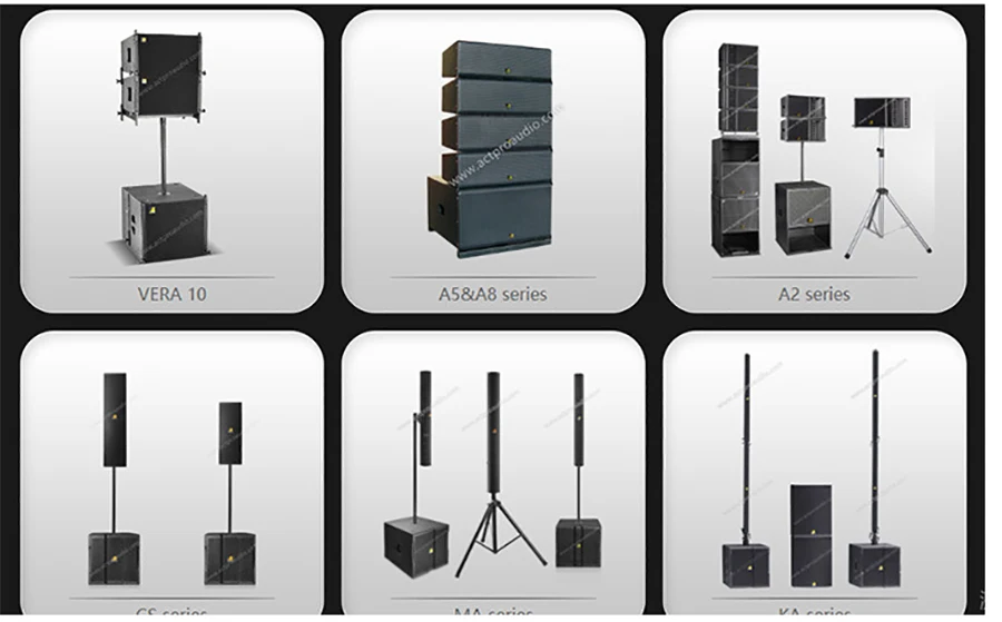 Actpro аудио модульная линейная система высокомощная профессиональная Колонка panaray CS-34