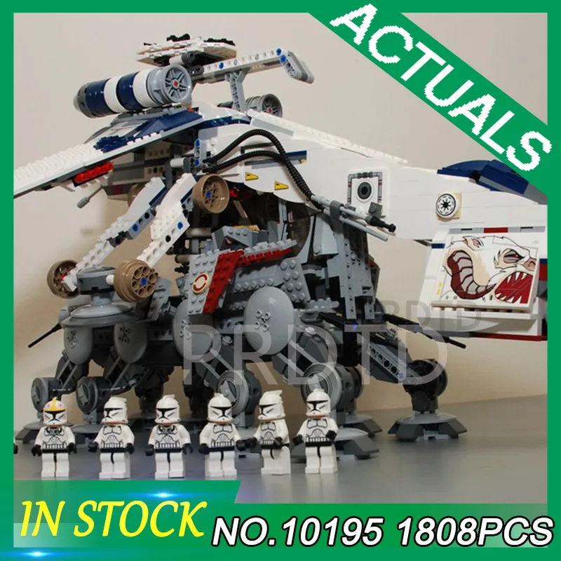 

STAR 1788Pcs Republic Dropship with AT-OT Walker Model Building block Brick Compatible LegoINGlys 10195 Toy Gift WAR