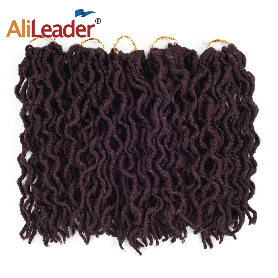 Alileader 20 прядей Faux locs вьющиеся плетеные пряди 12 дюймов термостойкие мягкие