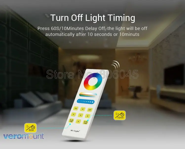 Mi. Light 2,4G RF полноцветный RGB+ пульт удаленного управления, CCT контроллер FUT088 с функцией синхронизации для контроллер регулятора milight RGB+ CCT RGB RGBW светодиодный контроллер