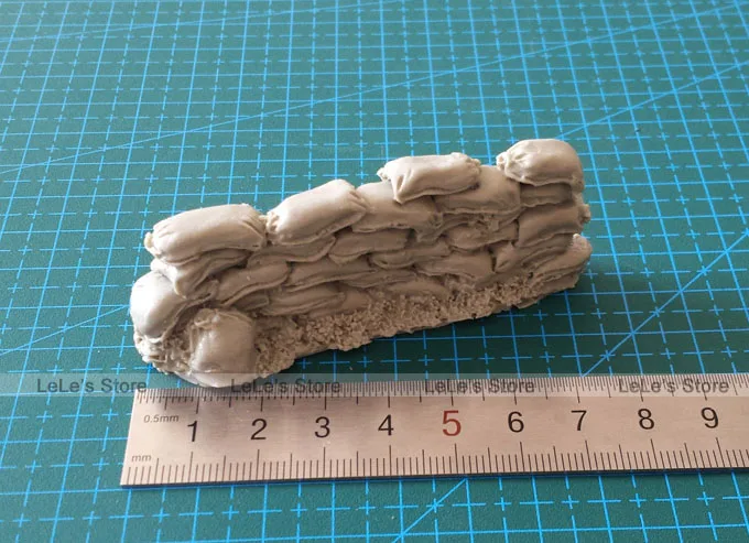 1/35 смоляная модель сцена аксессуары мешок с песком стена A 7 5*2 5 см|model scene accessories|resin