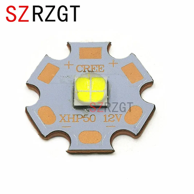 

CREE XHP50 Cool White/Warm White LED Emitter 12V with 20mm Copper PCB
