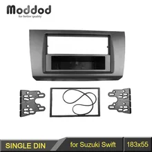 1 DIN аудио Фризовая для Suzuki Swift 2004-2009 Радио DVD стерео Панель черточки Установка aftermarker отделка комплект рамки