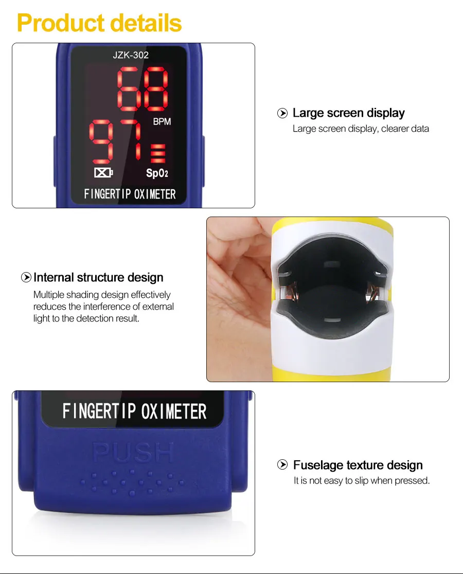 Портативный мини Пальчиковый Пульсоксиметр кислорода в крови давление светодиодный цифровые оксиметры монитор сатурации CE медицинский