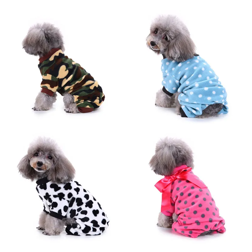 

Pet Dog Clothes Winter Warm Pet Coat jacket For Teddy Chihuahua Puppy Outfit Dot Autumn Dog Clothes For Small Dogs Pet Hoodie