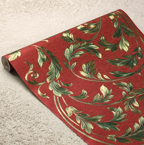 European Luxury Gold Floral Wallpaper 3D Embossed Waterproof Wall Paper Roll Mural Wallpaper Living room bedroom wallpaper European Luxury Gold Floral Wallpaper 3D Embossed Waterproof Wall Paper Roll Mural Wallpaper Living room bedroom wallpaper