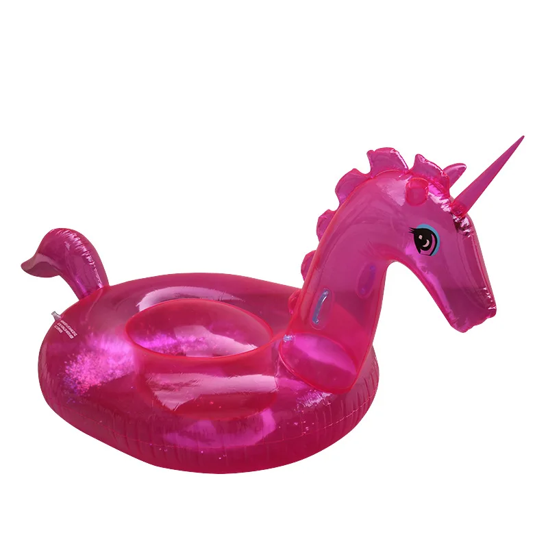 240 см гигантские Блестящий Единорог пайетки Pegasus надувной матрас для бассейна Ride-On плавание кольцо воздушный матрас водные игрушки