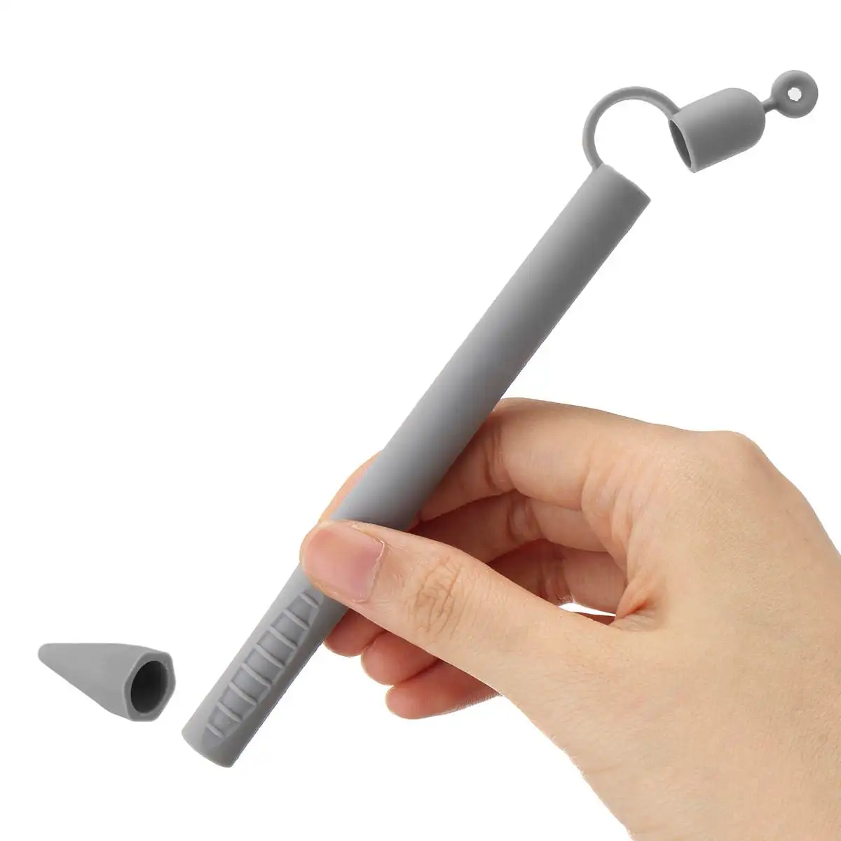 Белый серый мягкий силиконовый совместимый для Apple Pencil чехол совместимый для iPad Tablet стилус защитный чехол