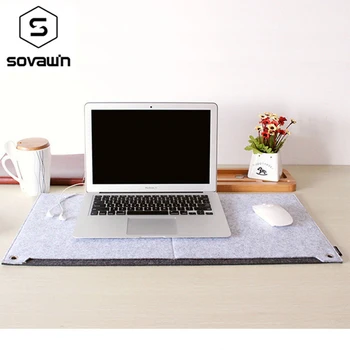 

Sovawin Felt Cloth Table Mouse Pad Large Gaming Office Desk Computer Mousepad Keyboard Laptop Mat For PC Anti-slip Anti-shock