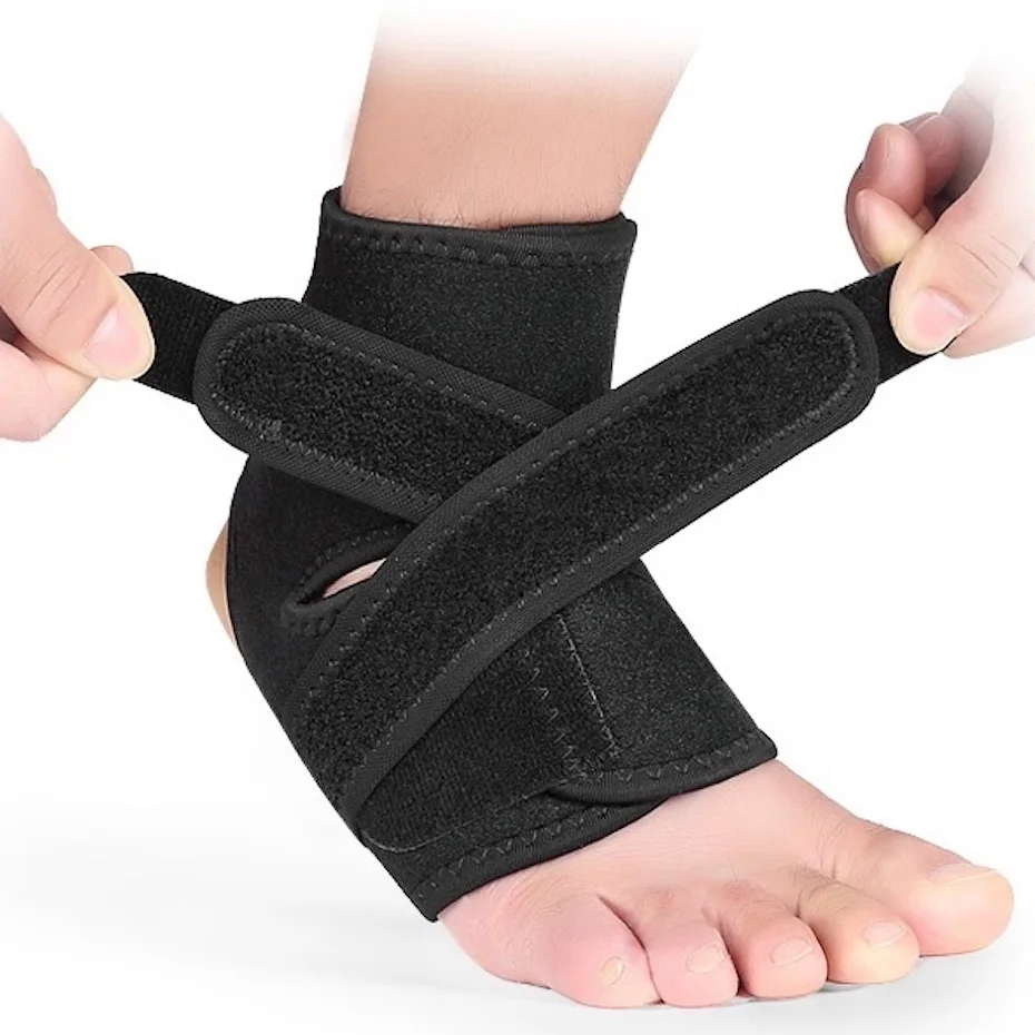JA618 High Quality Adjustable Ankle Brace Support Weak Sprained