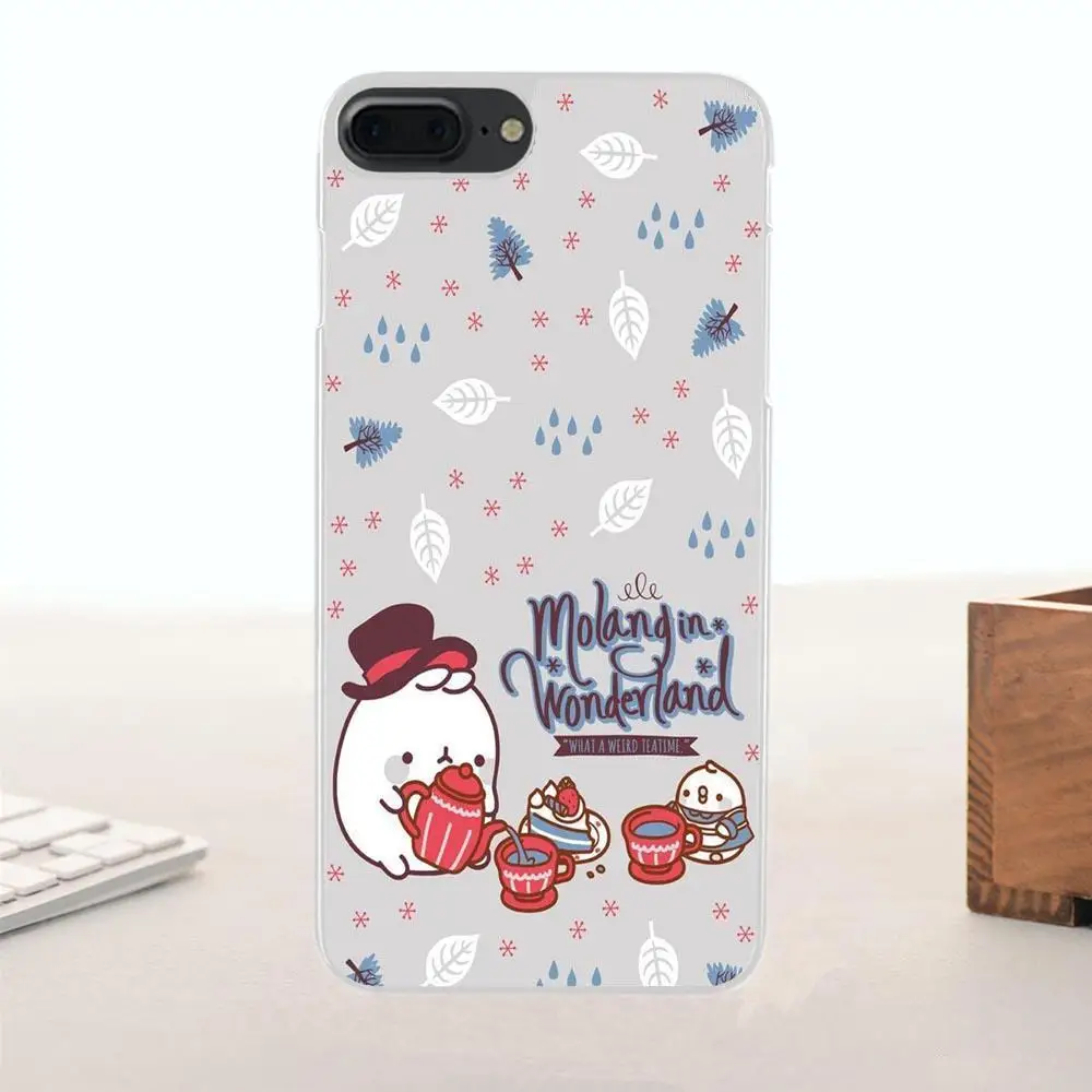 Мягкий Стильный чехол Bixedx из ТПУ милый Molang Kawaii для Huawei G7 G8 Honor 5A 5C 5X 6 6X 7 8 V8 Mate 9 P7 P8 P9