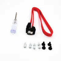 hdd כבלים ssd 2packs SSD HDD ההרכבה 3.5 ל 2.5" כבלים קיט כונן דיסק קשיח פנימי 2.5 כונן דיסק קשיח 3.5 Caddy מגש המפרץ (5)