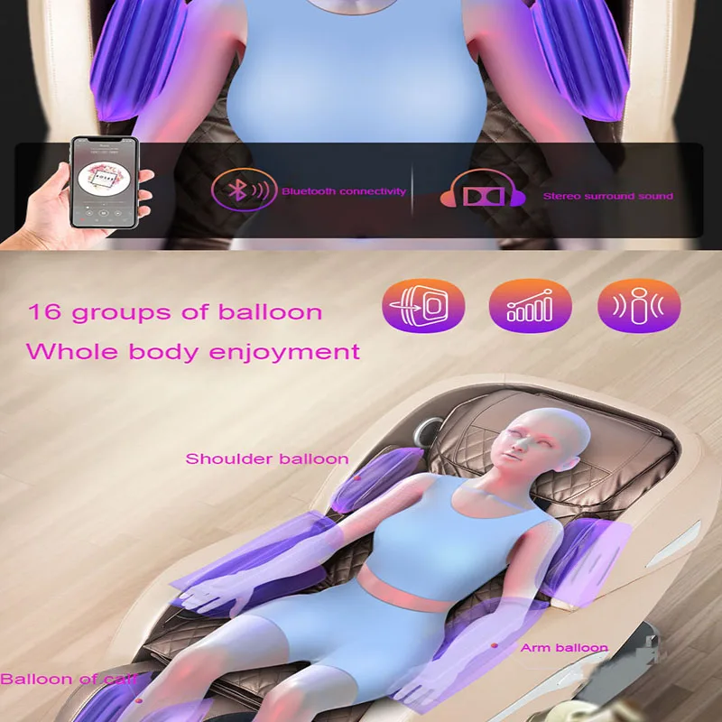 New Household Massage Chair Multifunctional capsule AI Sensory Manipulator Techniques of Professional Technicians