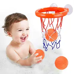 Малыш баскетбольный костюм Баскетбол обруч для ванной игрушки пластик Оранжевый играть развлечения интересная вода сделать игрушка со