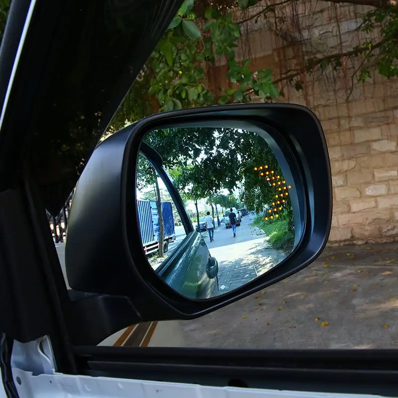 Фирменная Новинка Мощность с подогревом синий Широкий формат зрение сторона зеркало заднего вида очки для Toyota Land Cruiser