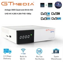 GTC 4K Digital Satellite receiver Combo Support DVB-T2/DVB-S2/DVB C/isdb-t dvb t2 Tuner android 6.0 set top box m3u iptv tv box GTC 4K Digital Satellite receiver Combo Support DVB-T2/DVB-S2/DVB C/isdb-t dvb t2 Tuner android 6.0 set top box m3u iptv tv box