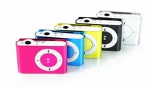 Random color Mini Clip MP3 Player With Micro TF/SD Card Slot sports mini MP3 Music Player Hot Sale Free Shipping