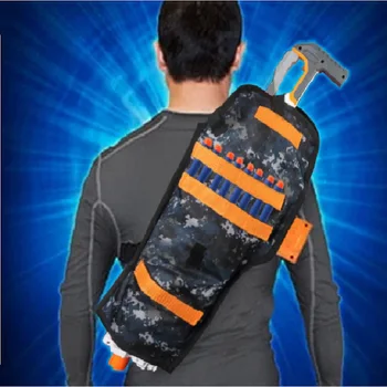 

Tactical Haversack Knapsack Rucksack Magazine Ammo Holder for Elite Pistol Bullets Toy Guns Clip Darts Free Shipping