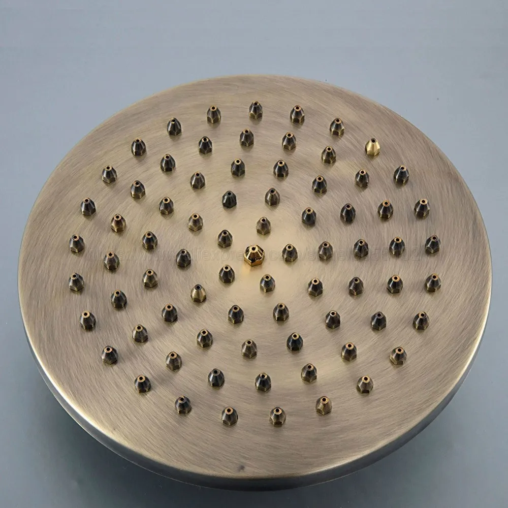 Antique Bronze Bathroom Rain Shower Head Rainfall 8 Inch Bath Shower Top Sprayer Rainfall Shower zsh254