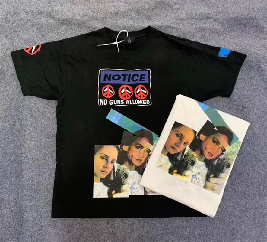 

Asap Rocky No guns in the wild Hidji Films Tee Men Women 1:1 Best Quality T-shirt Summer Style Travis Scott ASTROWORLD T shirt
