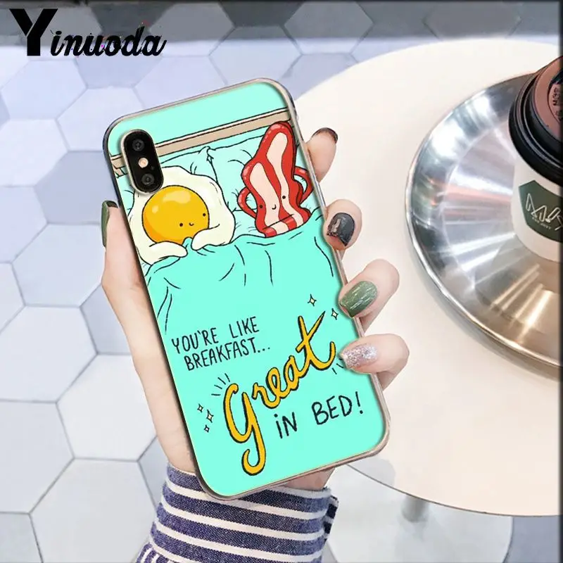 Милый мультфильм фри бургер авокадо еда Новинка чехол для телефона Fundas чехол для iPhone 6S 6plus 7plus 8 8Plus X Xs MAX 5 5S XR - Цвет: A10