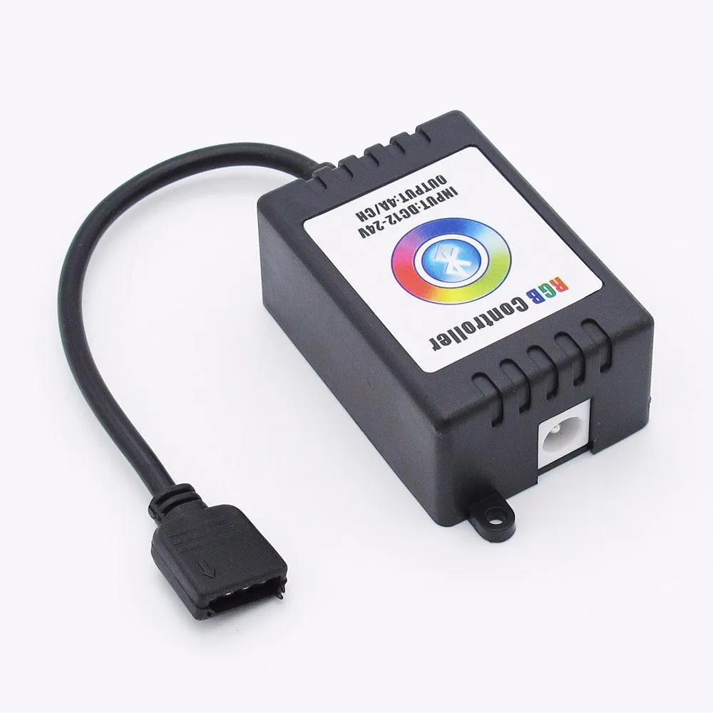 DC12V 24 V 6A rgb-светодиод с Bluetooth контроллер Беспроводной IOS/Android Bluetooth 4,0 контроллер для RGB SMD 5050 3528 светодиодный полосы