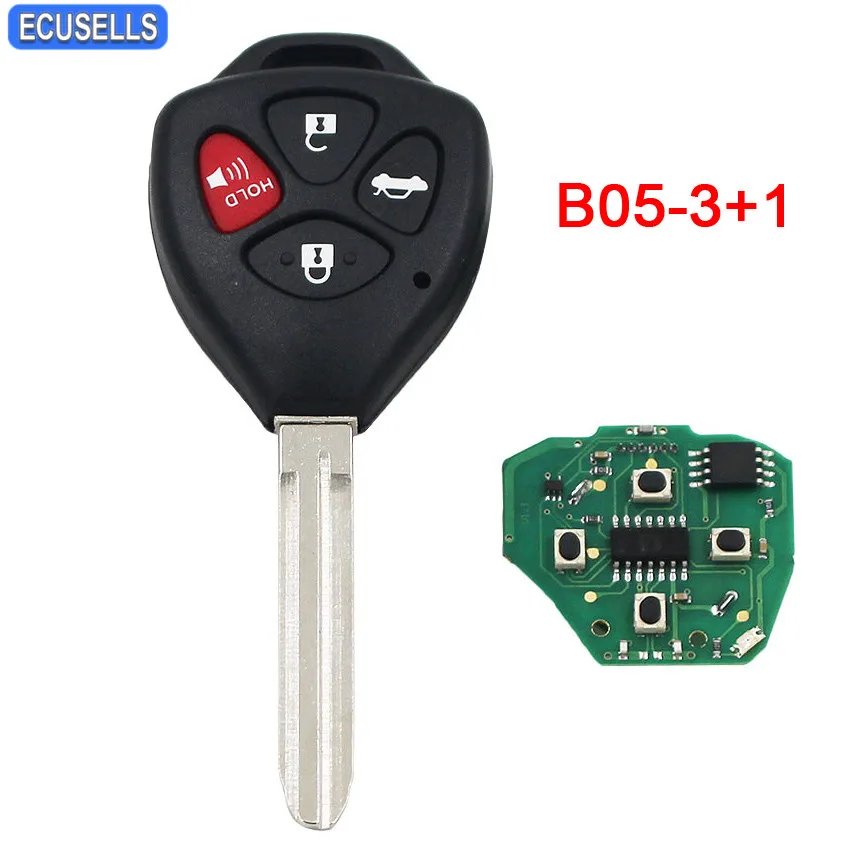 Buy B05 3+1 Remote Control 3+1/4 Button Car Key TY